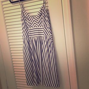 Blue and White stripped sundress